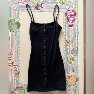 Princess Polly Black Strappy Mini Dress